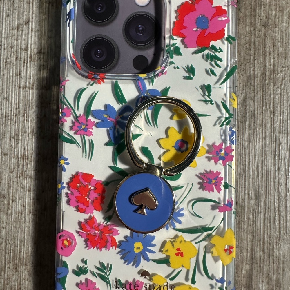 New Kate Spade Garden Bouquet Stability Ring iPhone 14 Pro KB612 $60